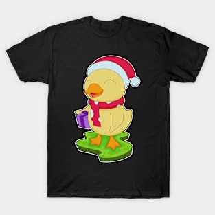 Duck Christmas Scarf T-Shirt